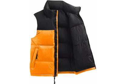Summit Puffer vest-Orange/Black