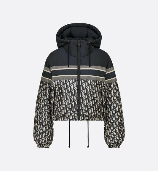 Monogram Luxe Puffer Hoodie Jacket