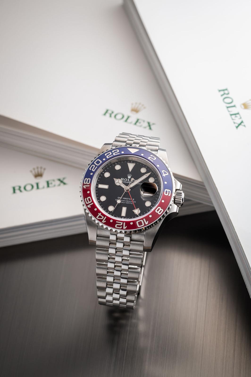 Blue-Red rolex