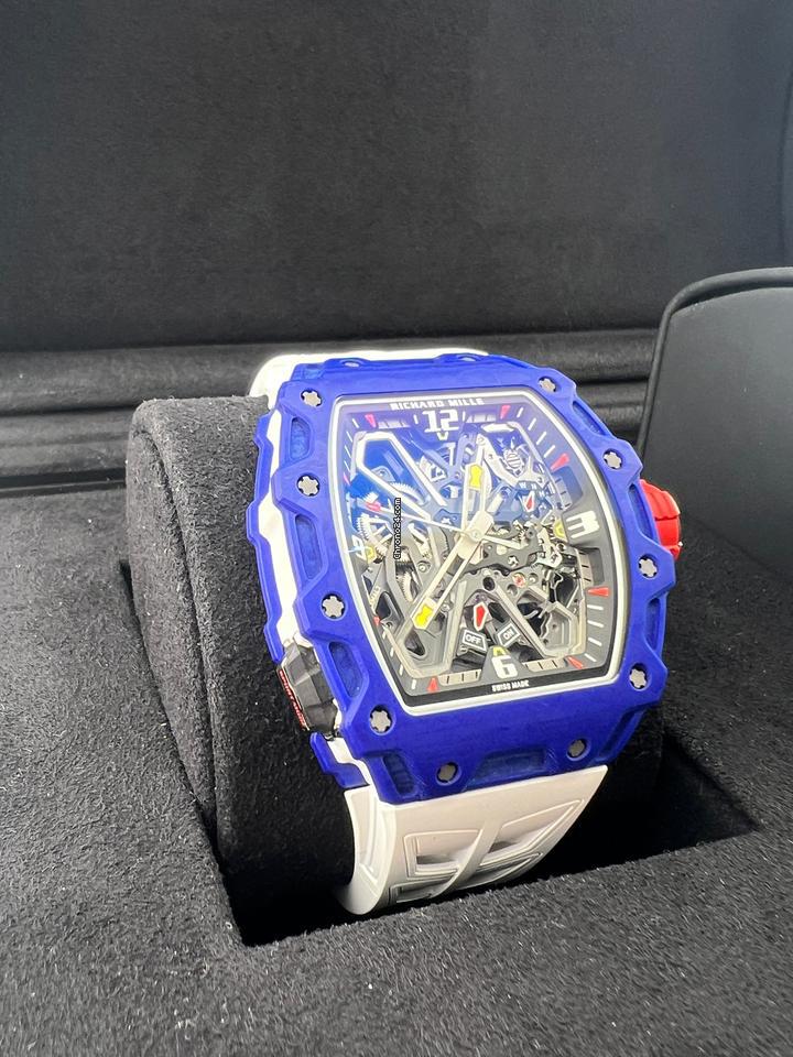 Royal Blue skeleton Luxury watch